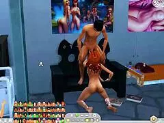 Locked in Sims 4 femdom prison milf forces feet worship and total submission!