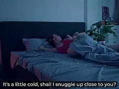 stepmom sneaks into stepson's bed after fight for risky tight pussy pounding