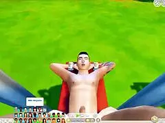 Locked in Sims 4 femdom prison milf forces feet worship and total submission!