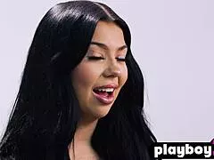 holly day chats her porn journey then rubs her huge natural tits pussy 😏💦