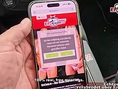 erocom date at the train station where a curly german squirter meets fan for wild outdoor public fuck