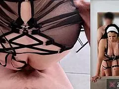 PRIEST DESTROYS LUSTFUL NUN'S ASS WITH MONSTER COCK CREAMPIE!