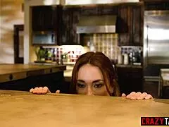 ever seen a huge tits ebony lesbian get fucked hard by a babe right after caught masturbating?