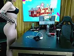 Holy Shit! Victoria Camargo Bends for Quad Game Fingers and Licks That Huge Pussy Close Up?