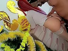 culona madrastra fulfills birthday fantasy as fuck doll with tight vagina creampie overload 🎂🍑💦