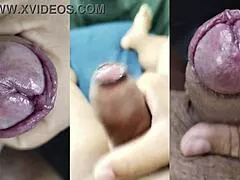 Girlfriend watches best jerk off and cum moments in part two compilation