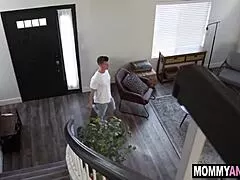 young stud rams anal into best friend's stepmom hard