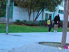 Lara croft bends over in street for wild public doggystyle fuck with juanjo?