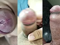 watch my best jerk off moments cumming with girlfriend humiliation cuckold nerd style!