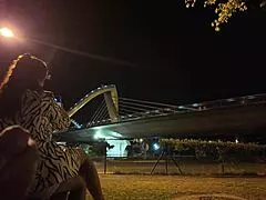 Exhibitionist Slams Big Tits Whore in Public Street Spot!