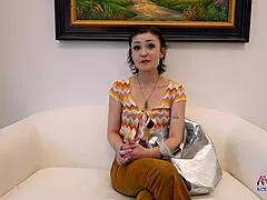 inked brunette coed wendy sloppy rimjob ass worship