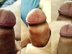 watch my best jerk off moments cumming with girlfriend humiliation cuckold nerd style!