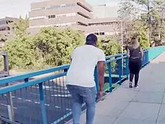 i slurp this bbc outdoors then ride home for juicy ass creampie finish