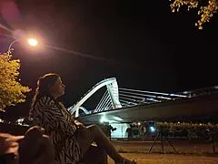 Exhibitionist Slams Big Tits Whore in Public Street Spot!