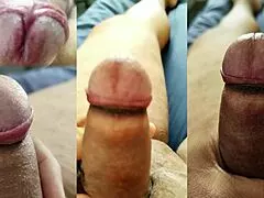 watch my best jerk off moments cumming with girlfriend humiliation cuckold nerd style!