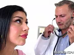 doctor this milf patient deepthroats your cock sloppy gagging