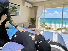Sexy Asian Stepmom Craves Intense Sex With Stepson At Beach House Alone