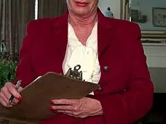 blonde mature milf with big tits caught fucking and sucking at work