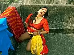 bengali milf bhabhi seduces innocent teen boy for hot outdoor sex finale