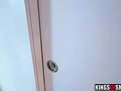 brunette french stepmom spies on young cock then deepthroats it hard in taboo pov facefuck frenzy