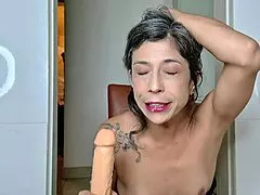 latina milf's juicy ass pussy double stuffed by monster dildos you watching?