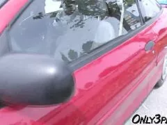 Stepsister pounds two strangers hard