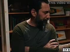 desperate big tits latina milf drops to knees for rough office cock sucking??