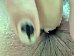 damn lettywild's juicy shaved pussy and anus spread wide close up