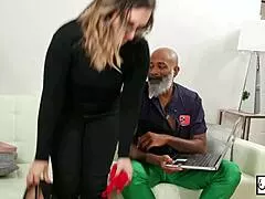 Tattooed milf Red August enters big clit pussy contest as Shaun Dam wrecks her deepthroat riding in cowgirl photoshoot game.