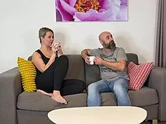 stepdaughter tests stepdads long monster cock deepthroat rough pussy pounding cunilingus