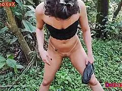 dude i tried peeing in stepdad's mouth but he wrecked my tight teen ass in the forest instead 😈🌲