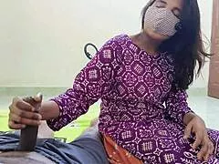 desi village auntie rides big dick hard in outdoor farmhouse fuck 😈🍆