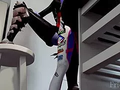 mature amateur milf bends over kitchen counter for monster cock pounding