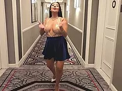 preppy college soccer latina milf teases huge black cock with sloppy deepthroat before interracial group pounding