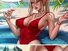 aromasensei's waifunator 1-6 comics series with princess alien monster adventures