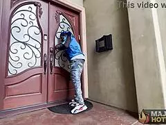 CURVY REDHEAD PEACHES RIDES ROME MAJOR'S BIG BLACK COCK RAW!