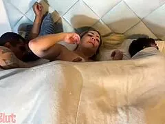 naughty stepmom teases stepson fucks cuck hubby 😈🍆