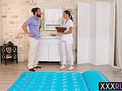 Izzy Lush Milf Massaged Then Sucks Massive Hard Cock