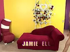 jamie elle's tight asshole GAPED by buttplug then POUNDED by huge penis doggystyle!