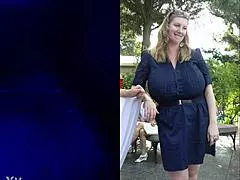 fuck these downblouse views of huge bbw fat milf boobs make me so horny i just wanna bury my face in them