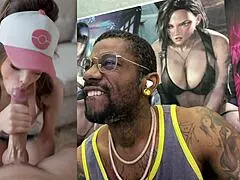 Punk Rock Blonde MILF's Tight Pussy and Huge Tits Drown in Massive Bukkake Cum Load