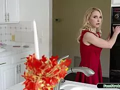 Tied Up Stepdaughter Endures Old Uncle's Massive Cock and Group Blowjob at Family Dinner Table