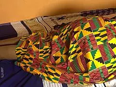 damn, my sexy african step cousin crashes on my bed in just panties and i can't resist her tight pussy