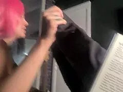 stepmom's friend's curvy big ass takes my deep anal creampie in dorm