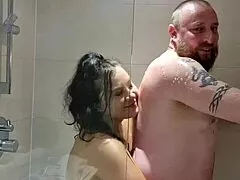 Pee Shower with Christina Santes Dripping Wet Pussy Closeup