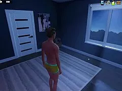 teasing milf babe massages cock with huge tits before sloppy deepthroat suck session