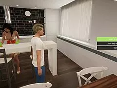 teasing milf babe massages cock with huge tits before sloppy deepthroat suck session