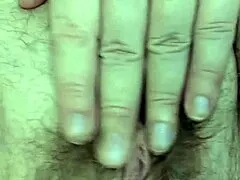 hairy milf closeup shakes through powerful solo climax