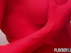 mature aussie redhead maitland ward spreads big natural tits and beaver softcore