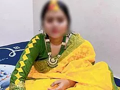 Who's ripping clothes off this sexy Indian housewife for rough bedroom fuck?